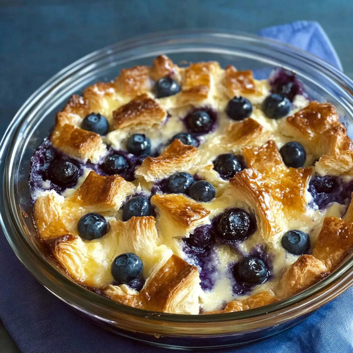 Blueberry Croissant Puff