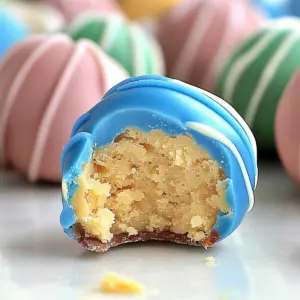 Easter Peanut Butter Balls