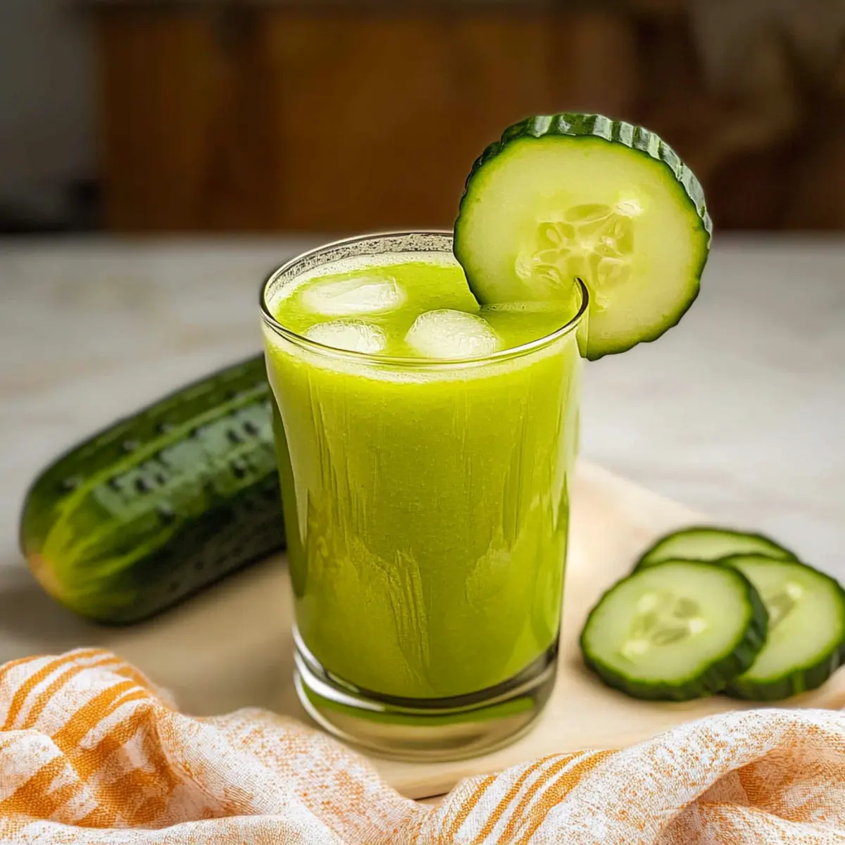 Pineapple and Cucumber Juice