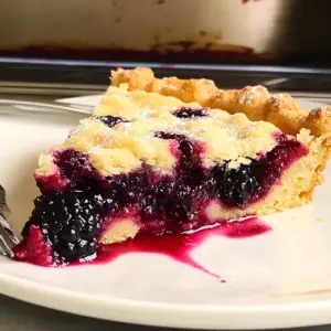 Blackberry Shortbread Wedges