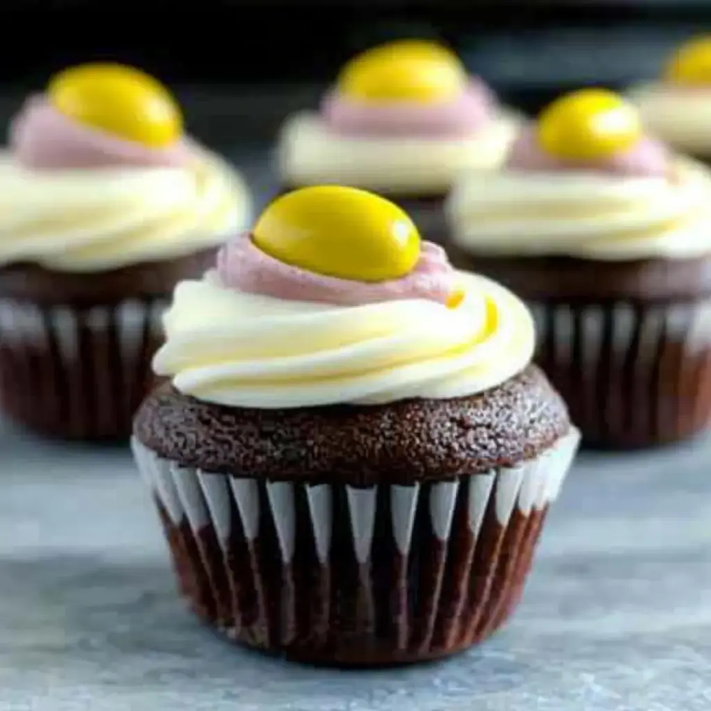 Cadbury Creme Egg Cupcakes