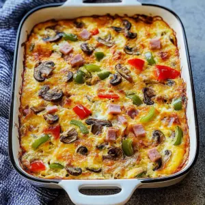 Denver Omelet Breakfast Casserole
