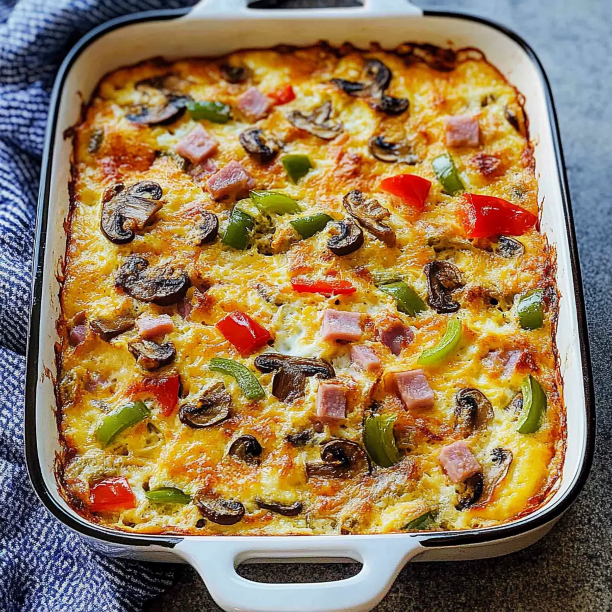 Denver Omelet Breakfast Casserole