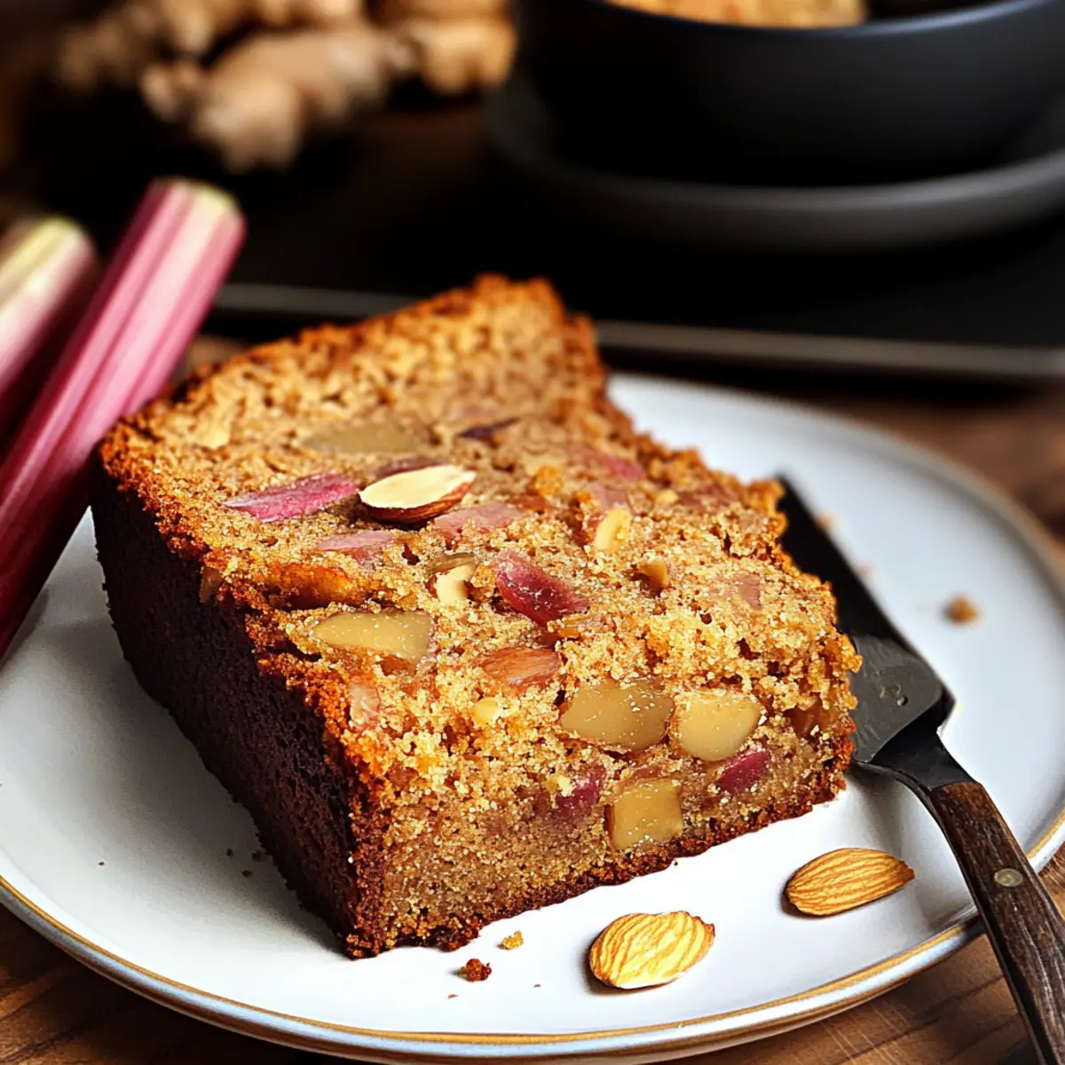 Rhubarb & Ginger Cake