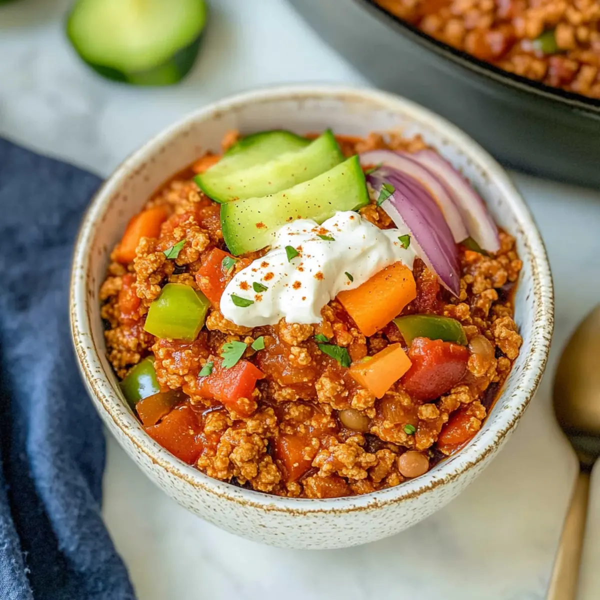 Turkey Chili (No Beans!)