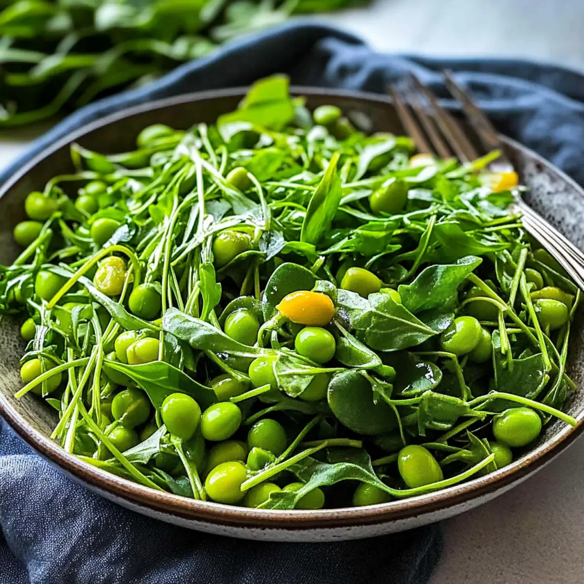 Vibrant Pea Shoot Salad Recipe With Zesty Lemon Twist Foodiee Fairy