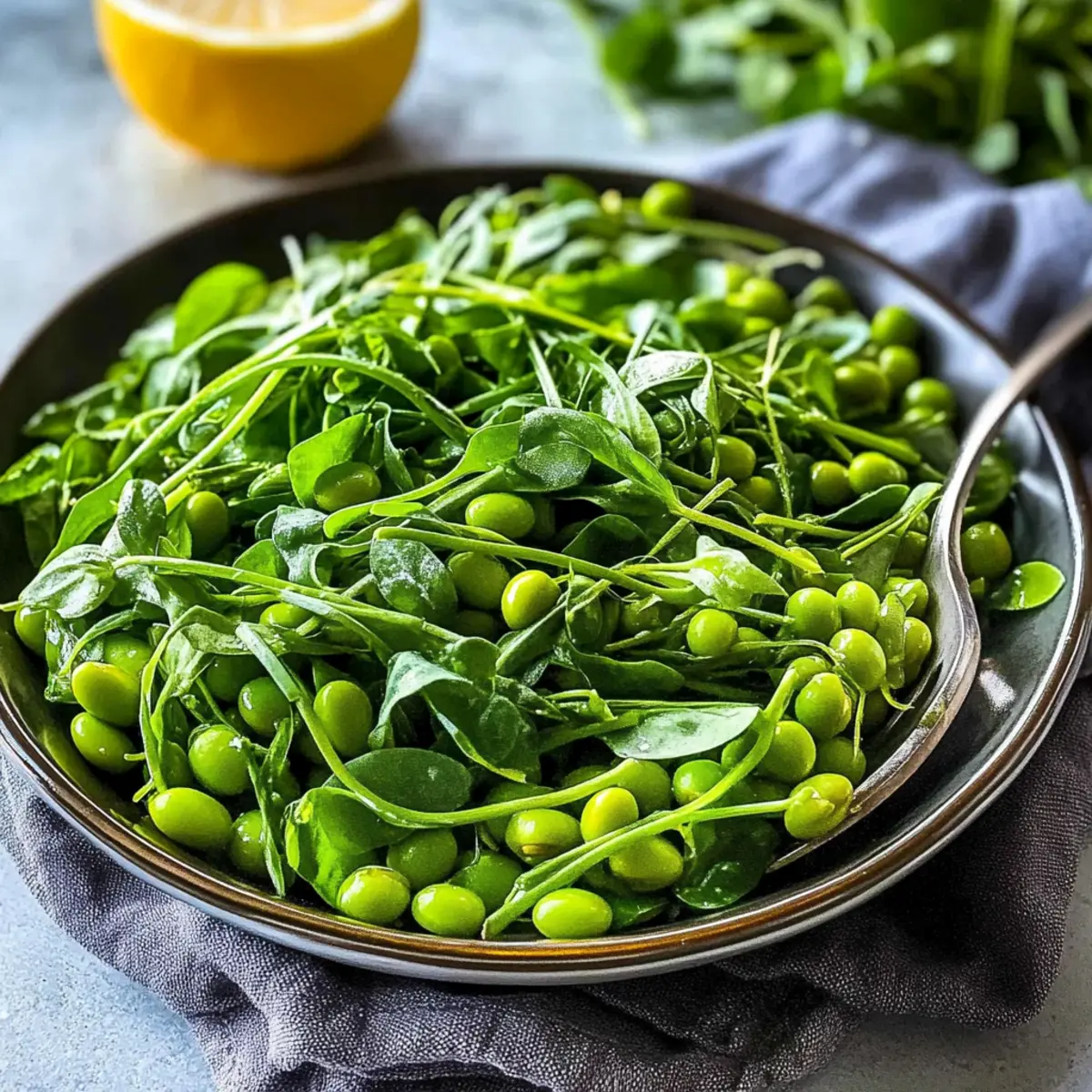 Pea Shoot Salad Recipe