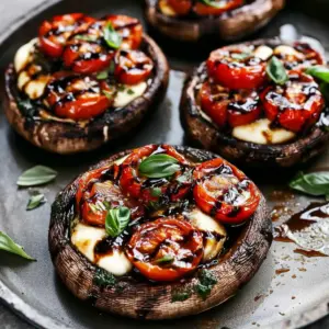 Caprese Stuffed Portobellos