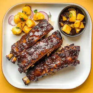 Slow Cooker Hawaiian Ribs