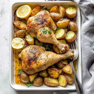 Baked Chicken Leg Quarters