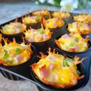 Loaded Denver Omelet Muffins