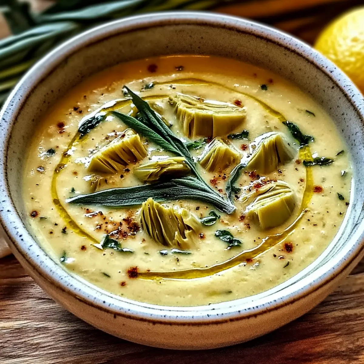 Tuscan Artichoke Soup Recipe