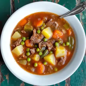 Old-Fashioned Vegetable Beef Soup