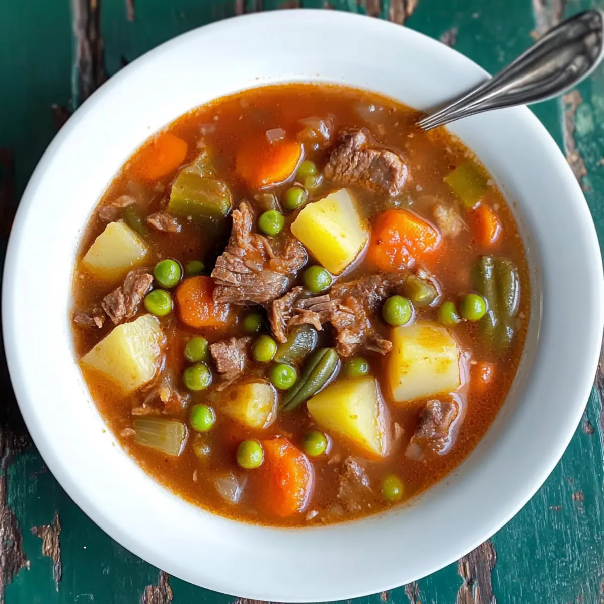 Old-Fashioned Vegetable Beef Soup