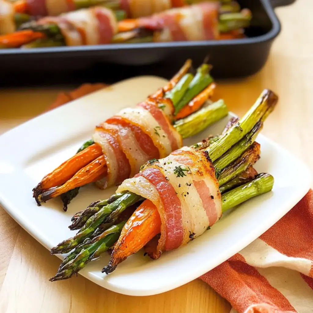Bacon Wrapped Vegetables