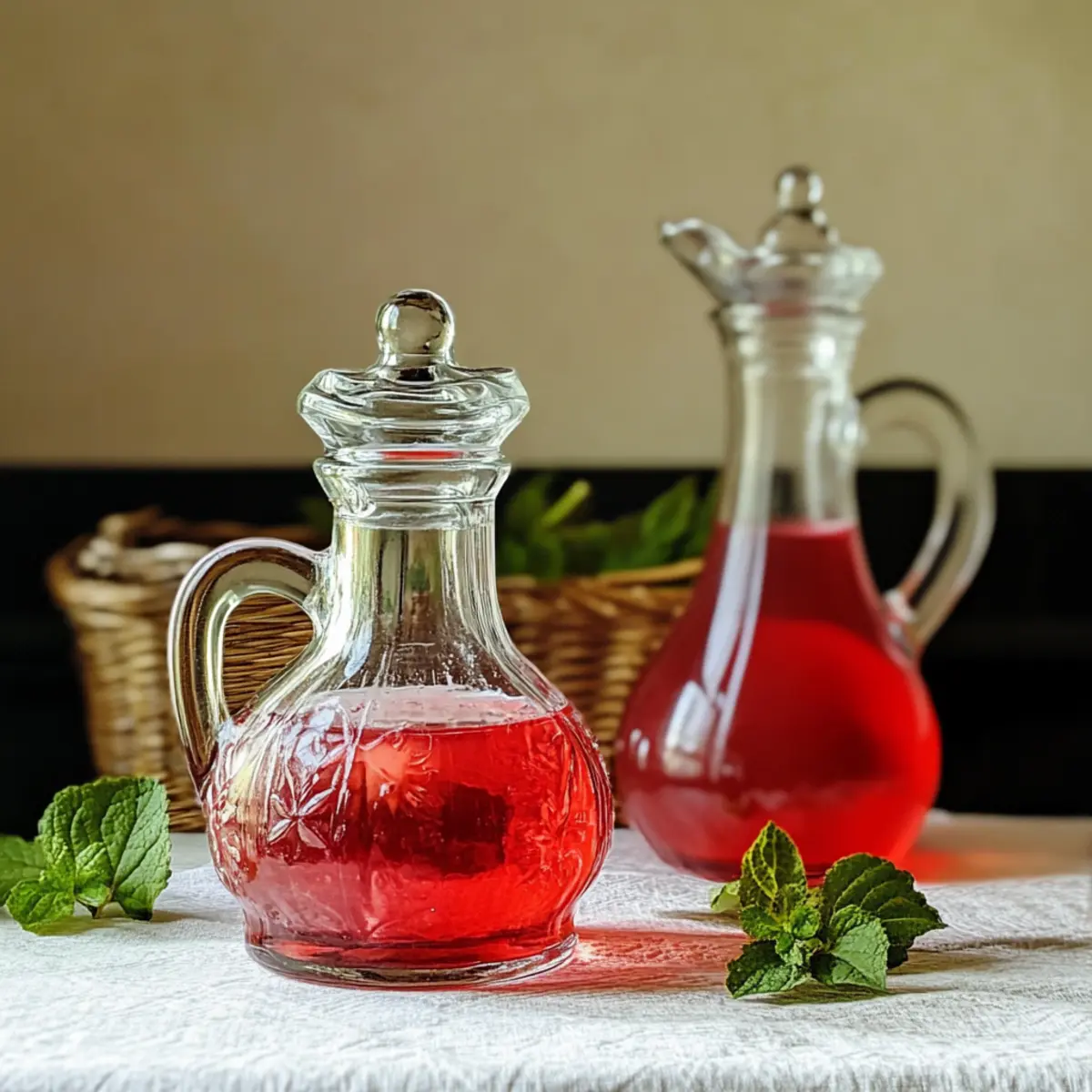 Homemade Rhubarb Vinegar
