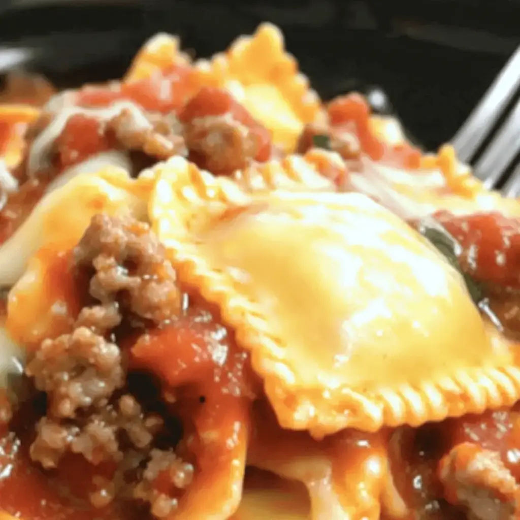 Crockpot Ravioli Casserole Recipe