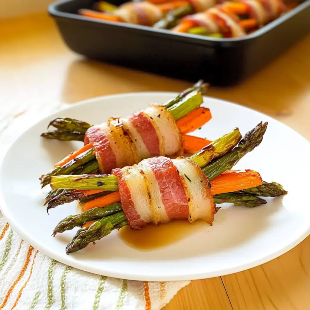 Bacon Wrapped Vegetables