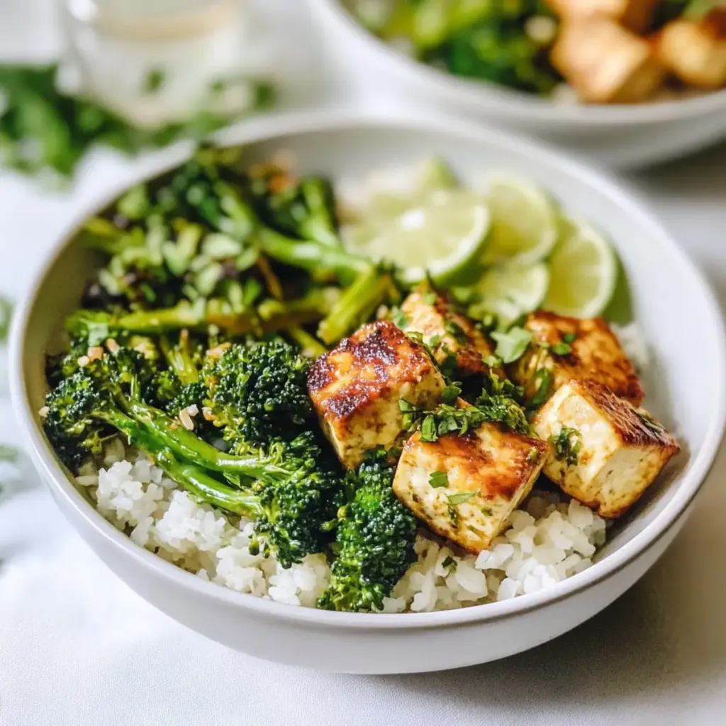 Cilantro Lime Tofu Bowls