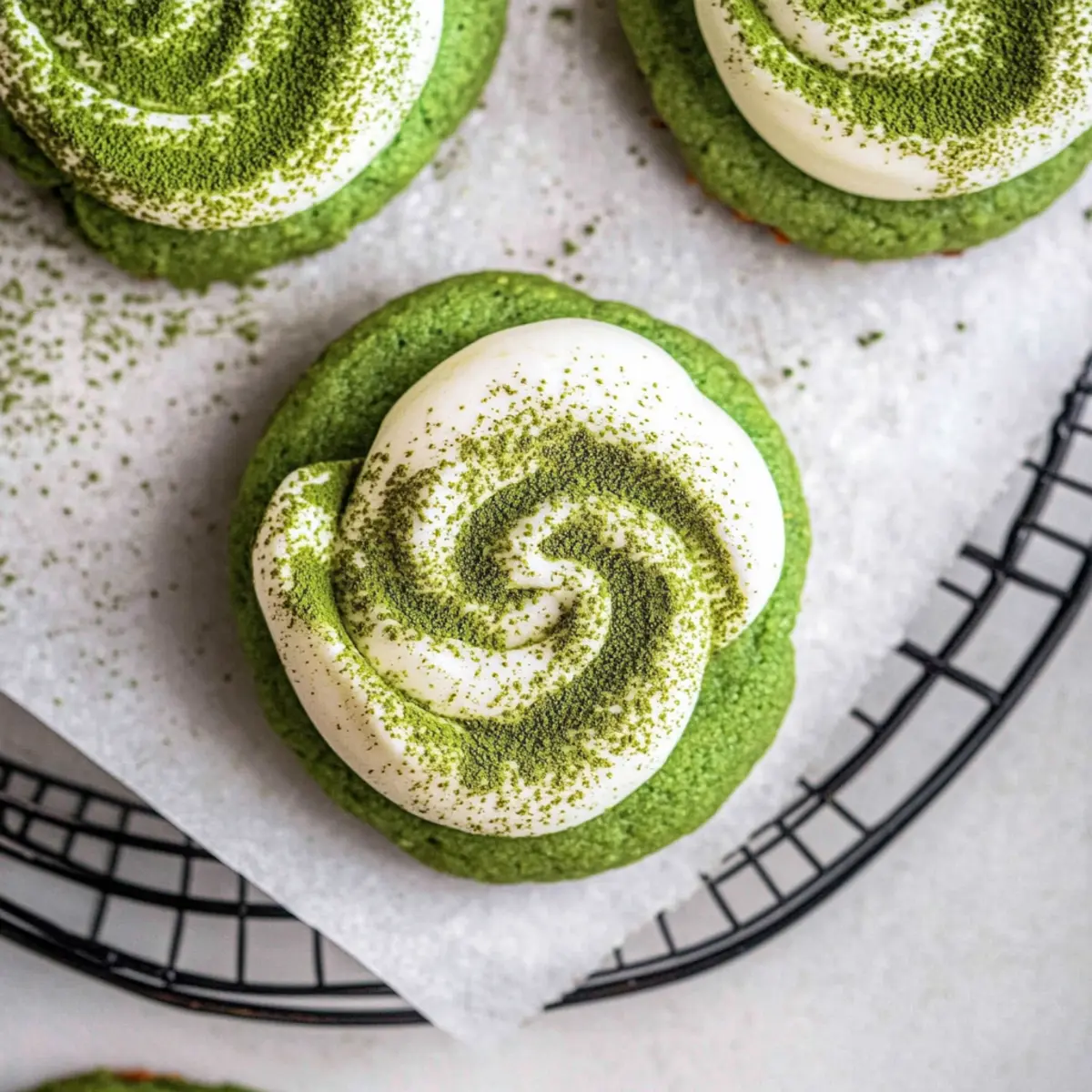 Matcha Latte Cookies