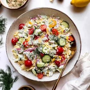Greek Orzo Pasta Salad