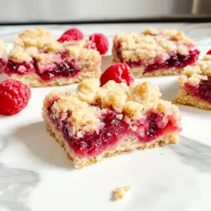 Five Ingredient Raspberry Bars
