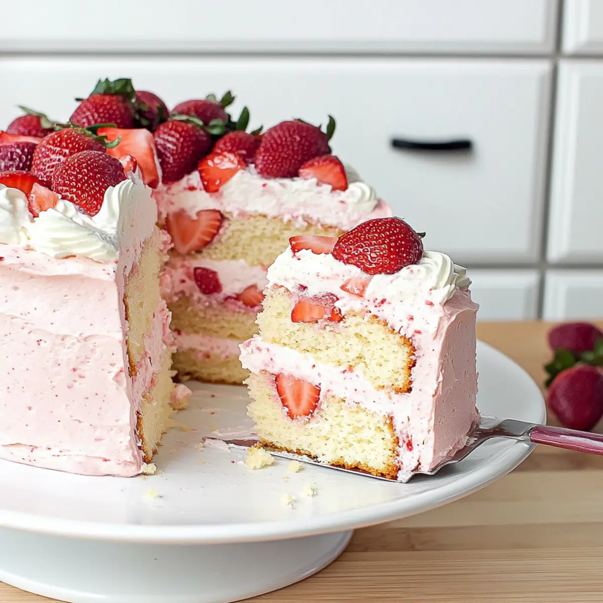Fresh Strawberry Cake