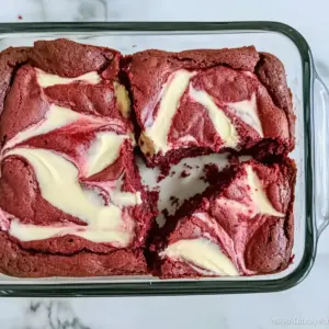 Red Velvet Cake Mix Brownies