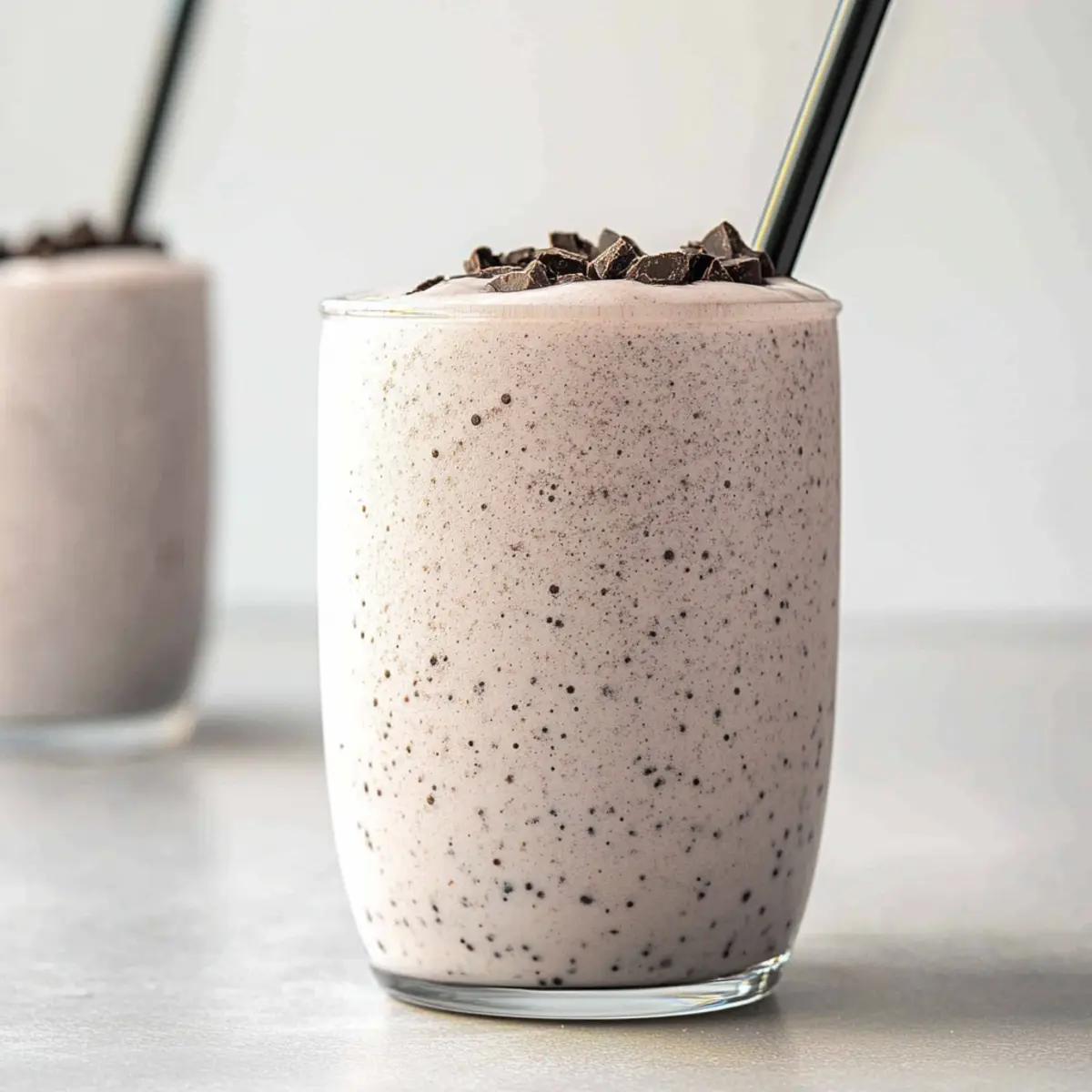 Mint Chocolate Chip Milkshake