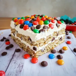 Monster Cookie Icebox Cake