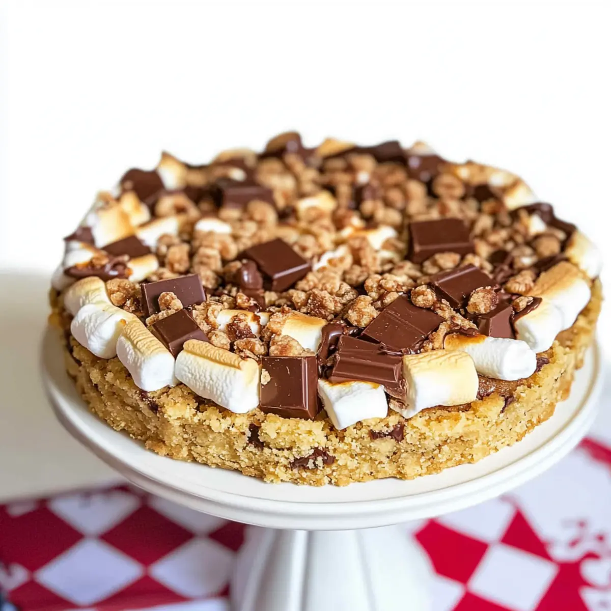 S'Mores Shortbread Tart