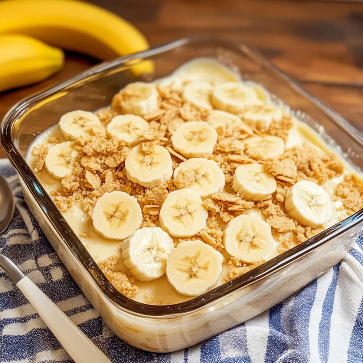 Old-Fashioned Homemade Banana Pudding