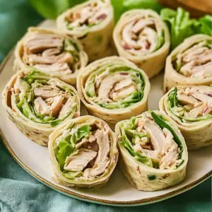 Chicken Caesar Pinwheels