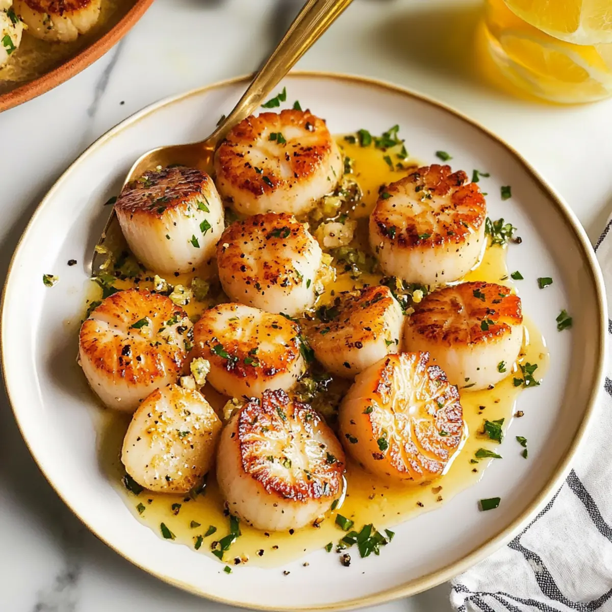 Lemon Butter Scallops