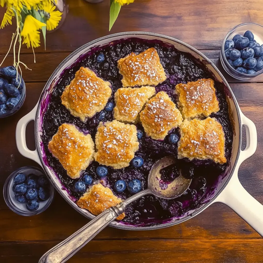 Easy Blueberry Cobbler