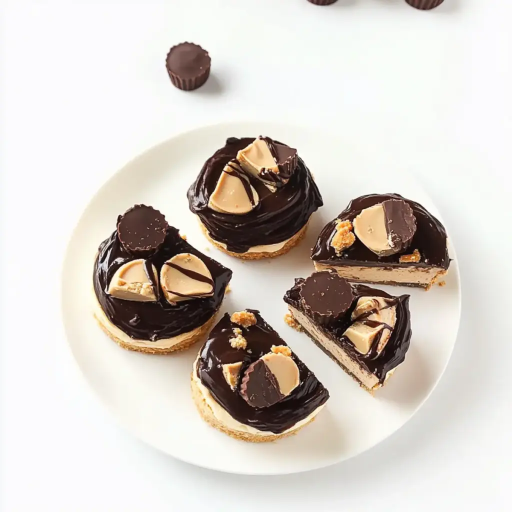 Peanut Butter Cup Cheesecakes