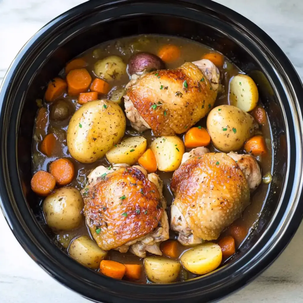 Crockpot Chicken and Potatoes