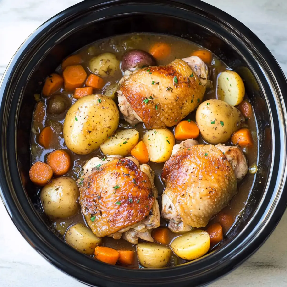 Crockpot Chicken and Potatoes