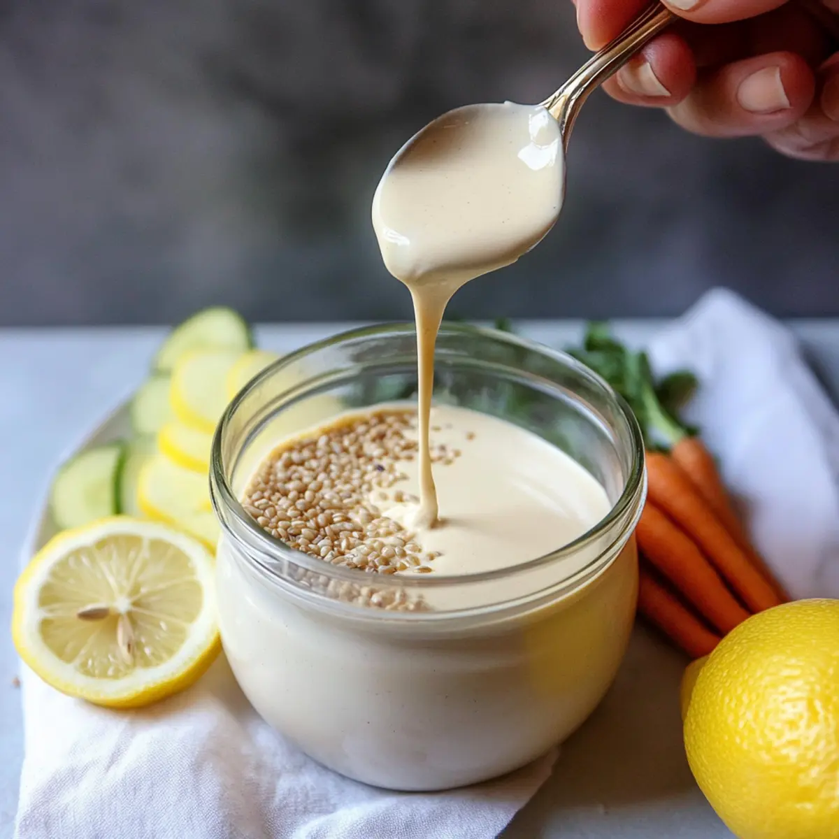 Creamy Lemon Tahini Sauce