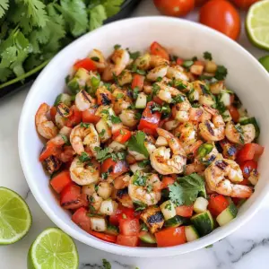 Grilled Shrimp Ceviche