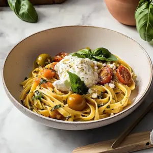 Burst Tomato Burrata Pasta