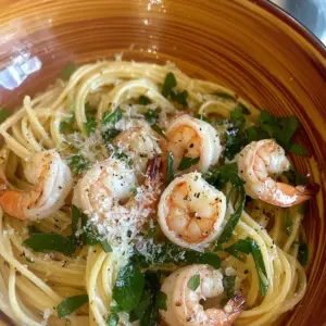 Summer Grilled Shrimp Pasta