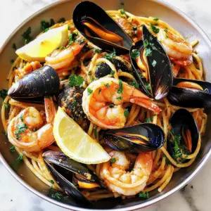 Shrimp and Mussels Pasta
