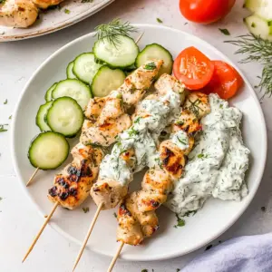 Greek Chicken Skewers