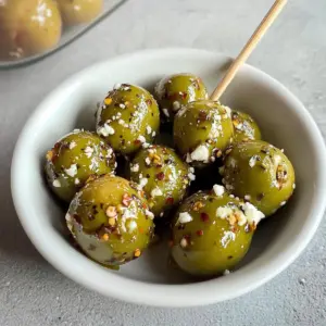 Spicy Feta Stuffed Olives