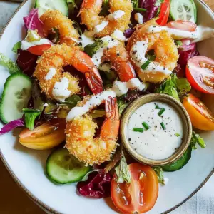 Coconut Shrimp Summer Salad