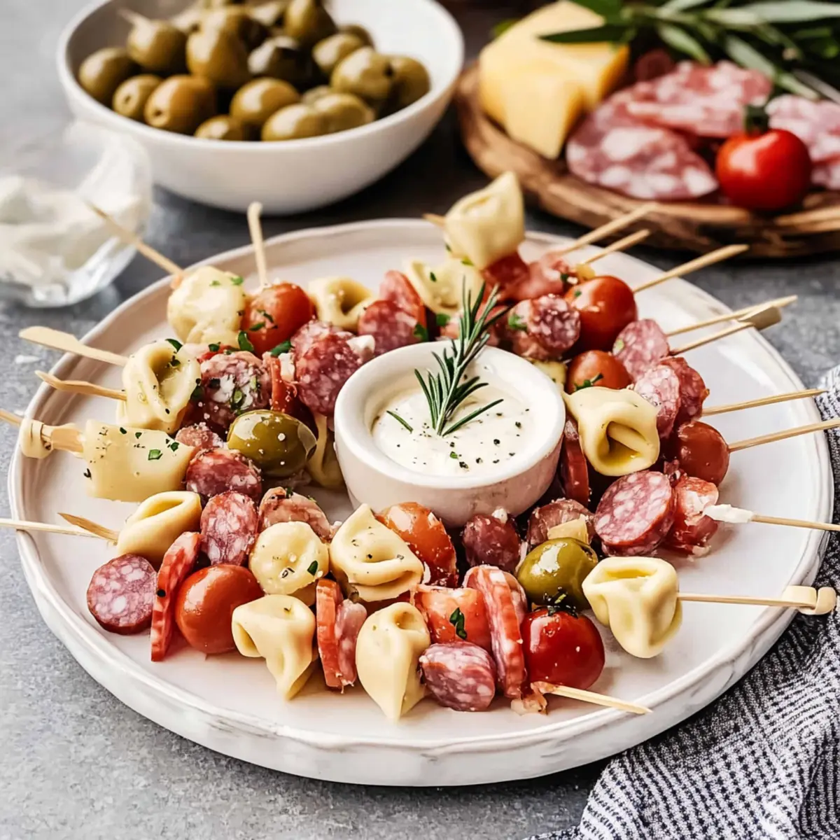Charcuterie Skewers Appetizers