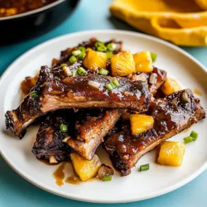 Slow Cooker Hawaiian Ribs