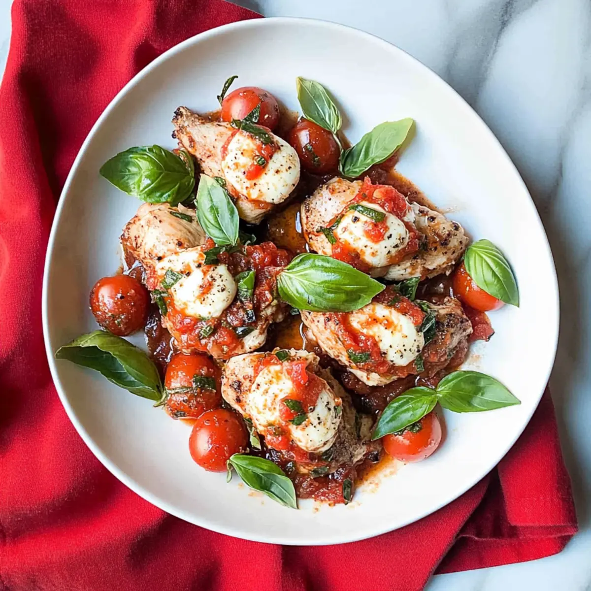 Crockpot Bruschetta Chicken