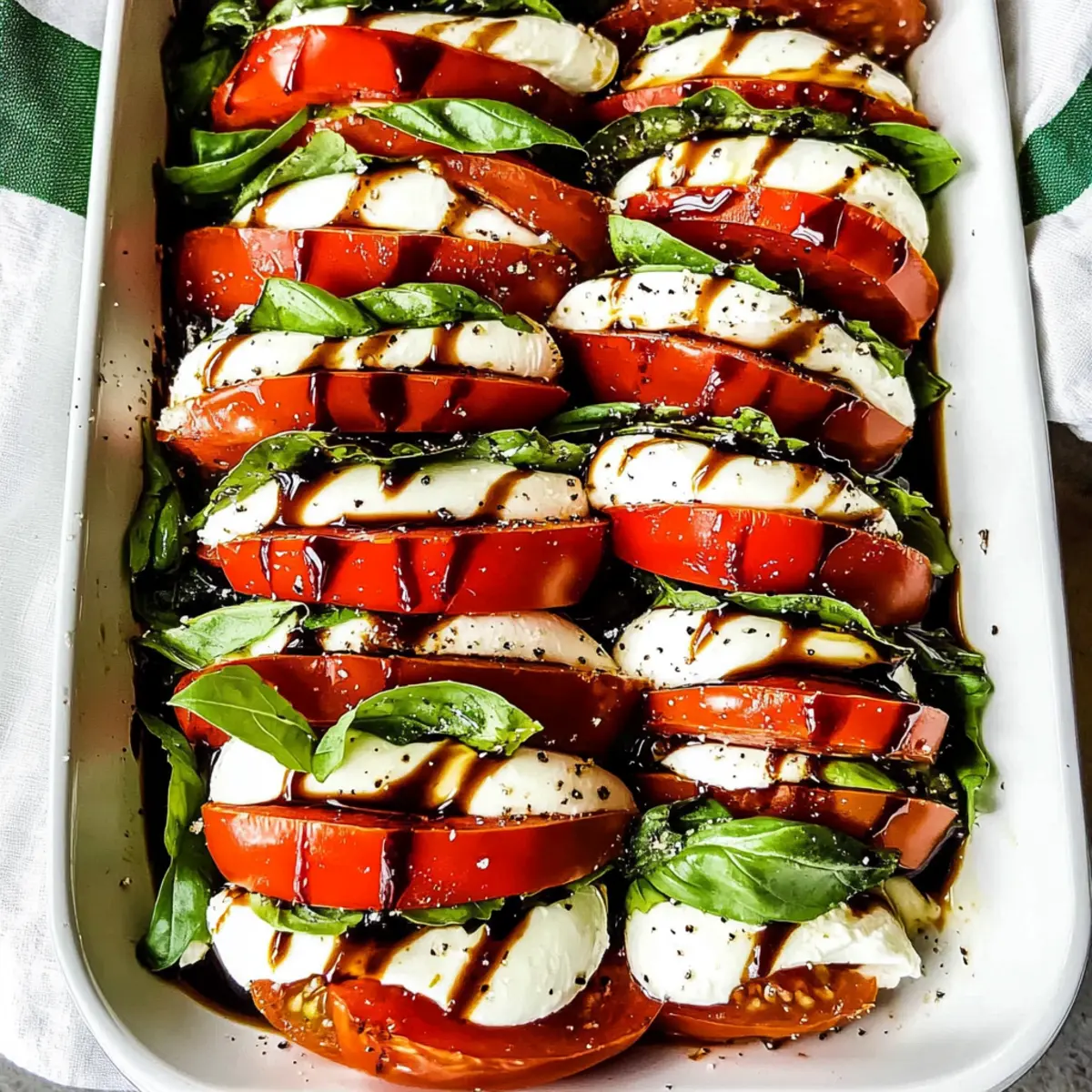 Tomato Basil Mozzarella Salad